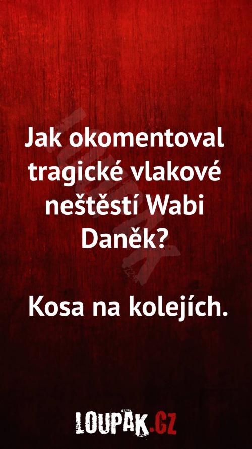 Jak okomentoval tragické vlakové neštěstí