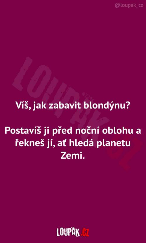  Jak zabavit blondýnu u noční oblohy 