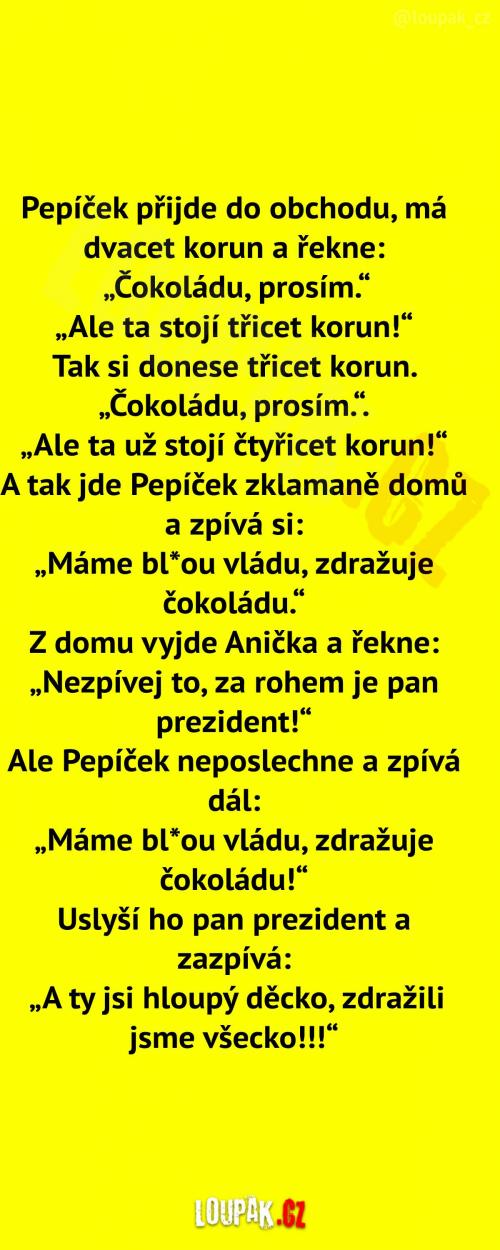  Pepíček v obchodě..  