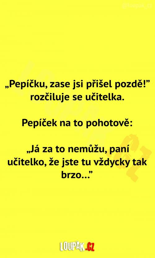  Pozdní příchod do školy 