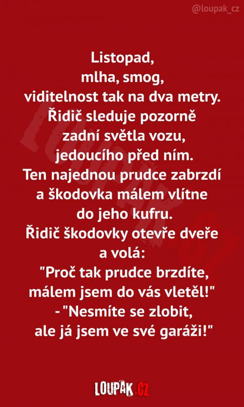 To je klasické počasí v Česku