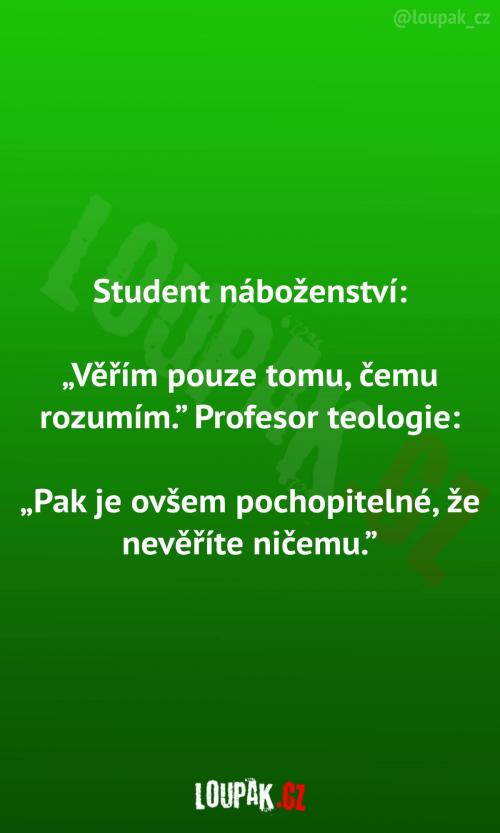  Studenti náboženství 