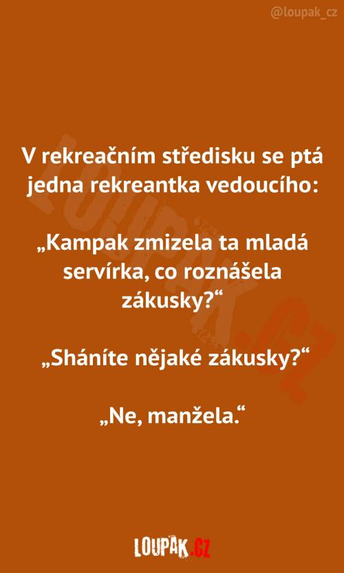 V rekreačním středisku 