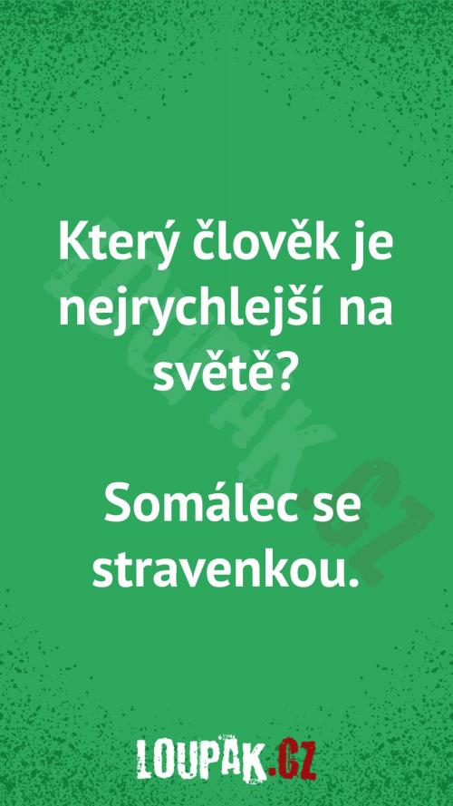  Který člověk je nejrychlejší na světě 