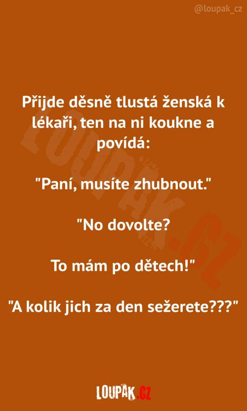  Děsně tlustá žena u lékaře  