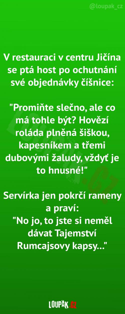  Host nezvolil nejlepší jídlo 