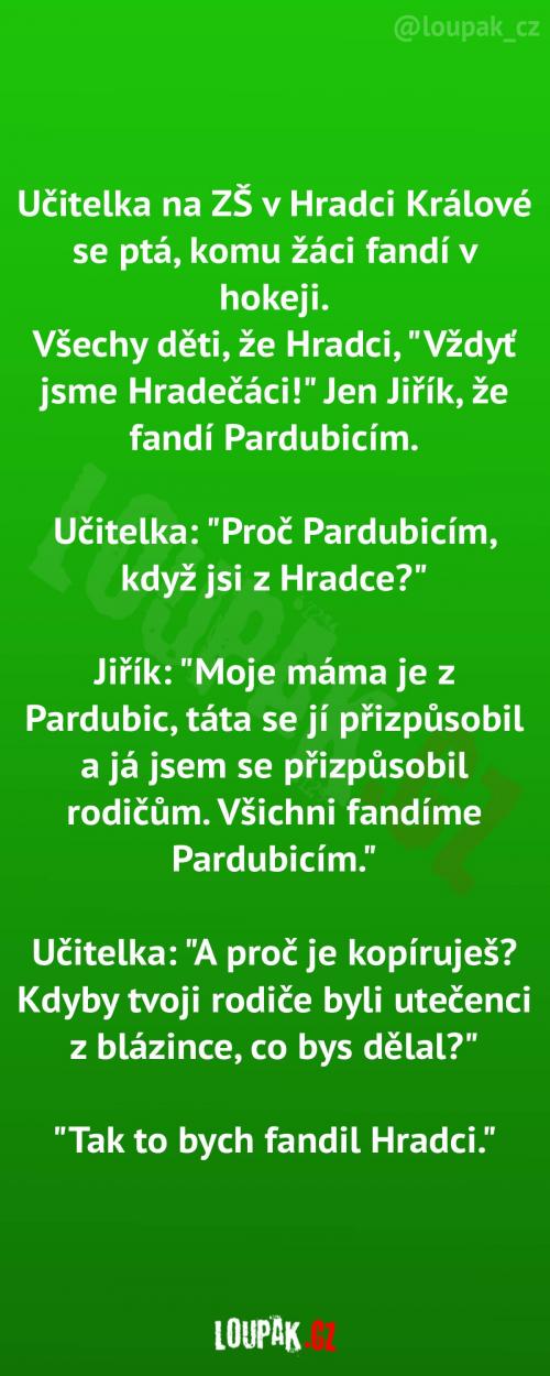  Proč Jiřík Fandí Pardubicím 