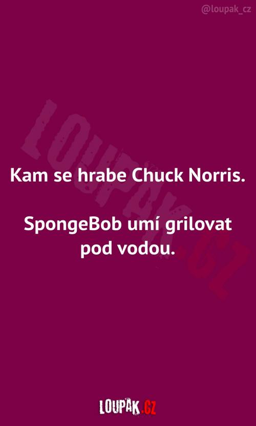 Chuck Norris nemá na SpongeBoba