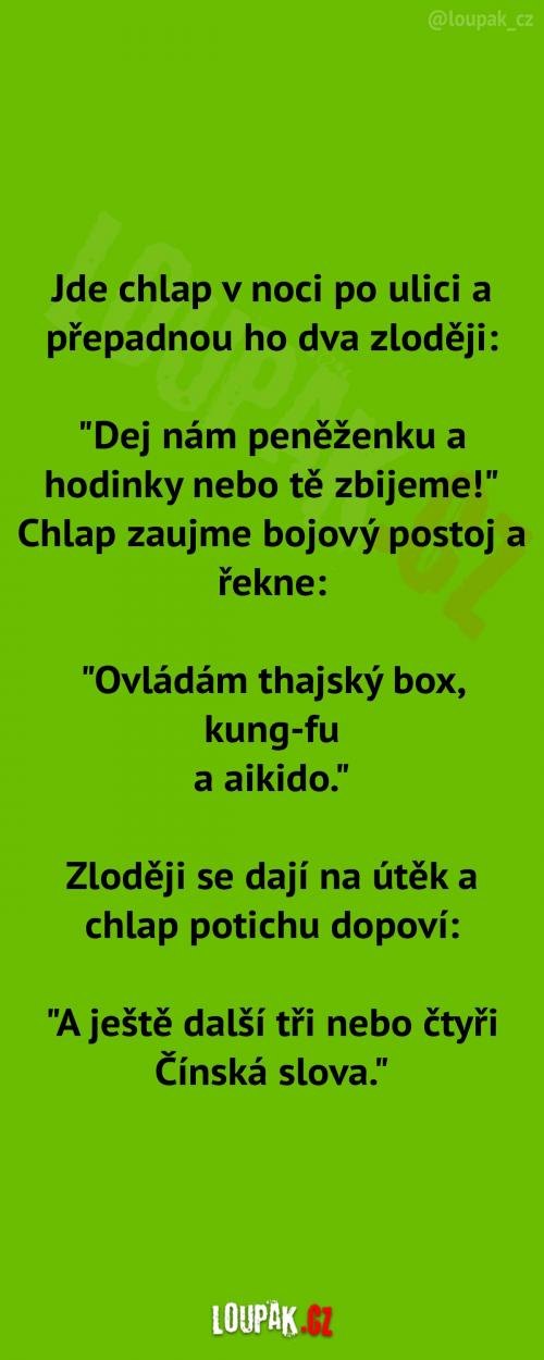  Přepadení na ulici   