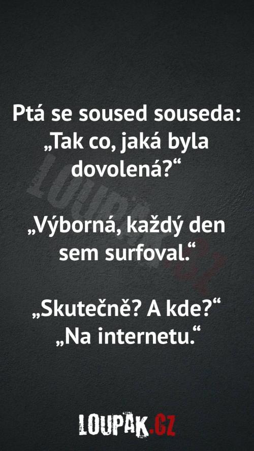  Jaká byla souseda dovolená 