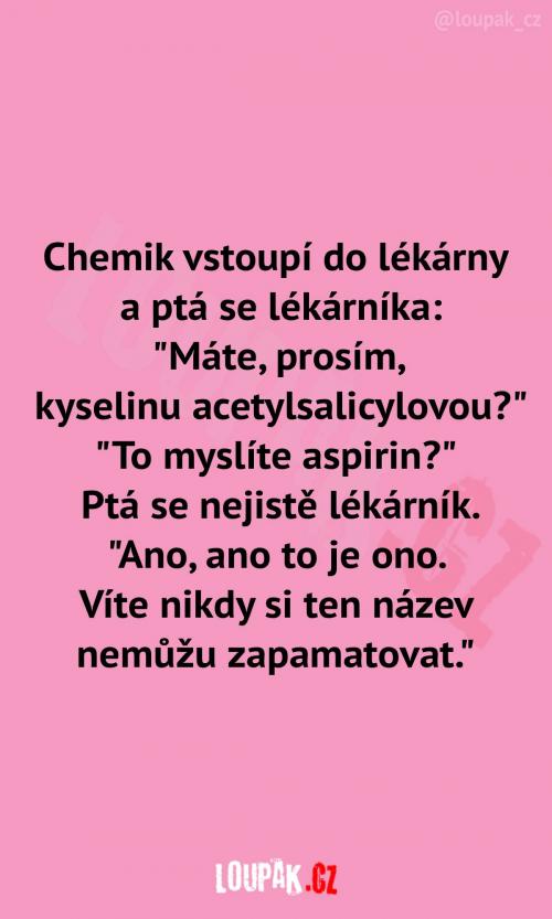  Chemici jsou vždycky trochu zvláštní 