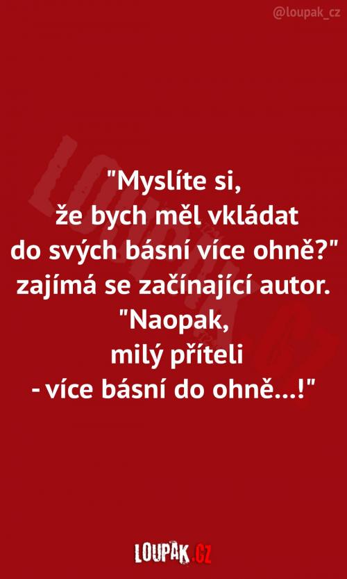 Taková menší kamarádská rada