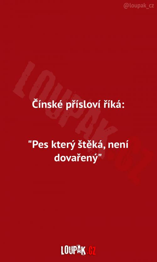  Krátké čínské přísloví  