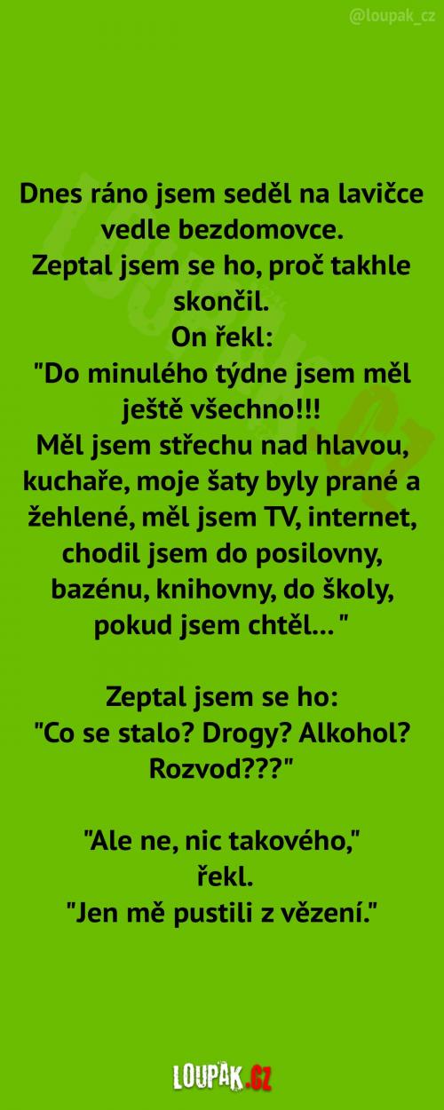  Rozhovor s bezdomovcem  
