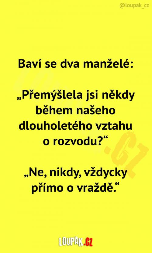  Debata manželů na téma - rozvod 