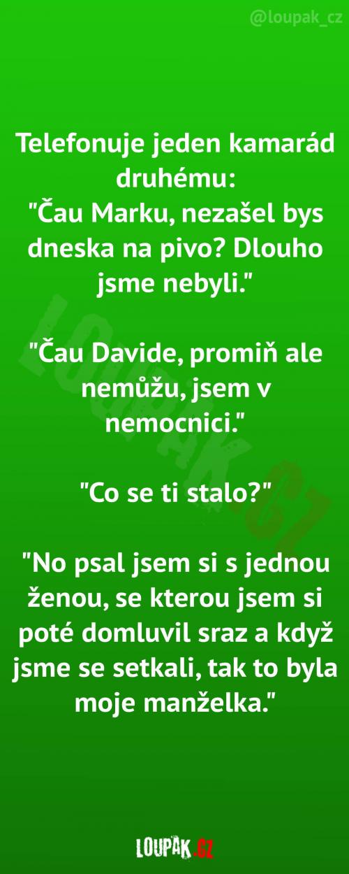  Proč nemůže Marek jít na pivo 