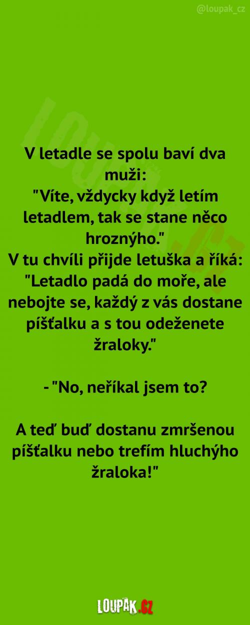  Příšerný let letadlem  