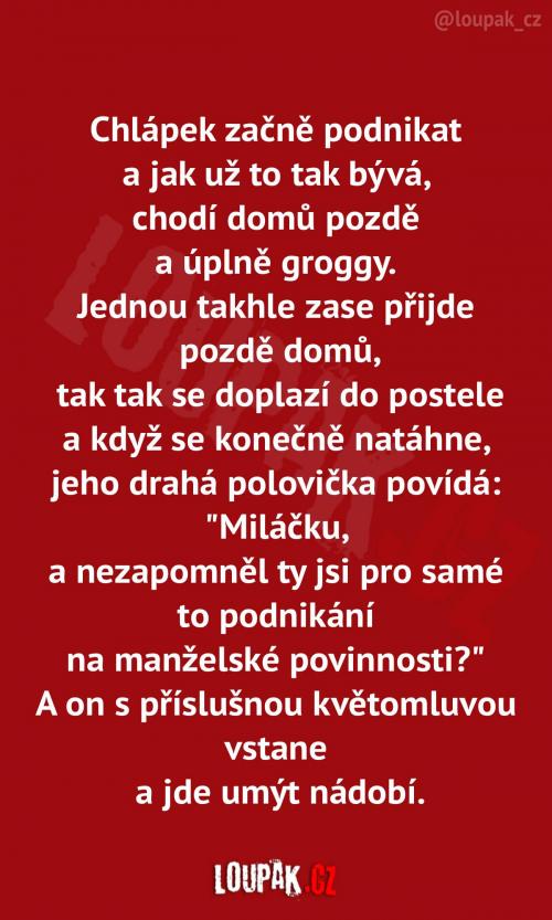  Nesmí přece zapomínat na osobní život 