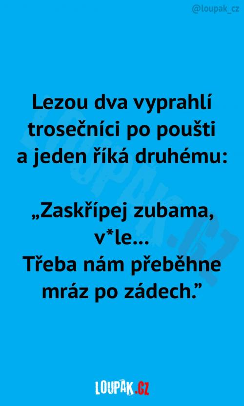 Dva trosečníci na poušti Dva trosečníci na poušti