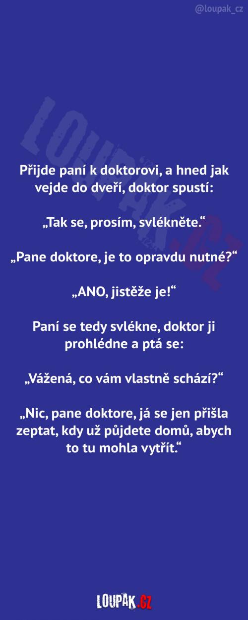  Přijde paní k doktorovi 