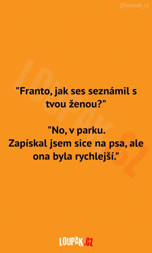  Jak se Franta seznámil se ženou 