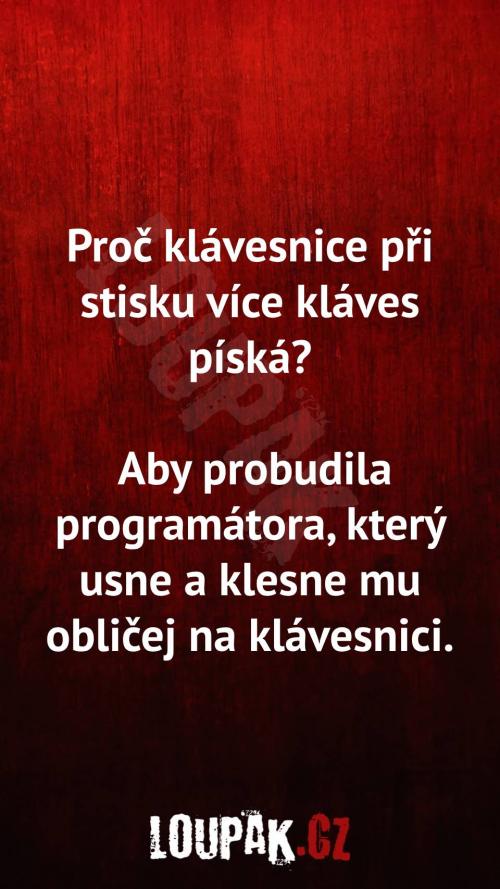  Proč klávesnice při stisku více kláves píská 