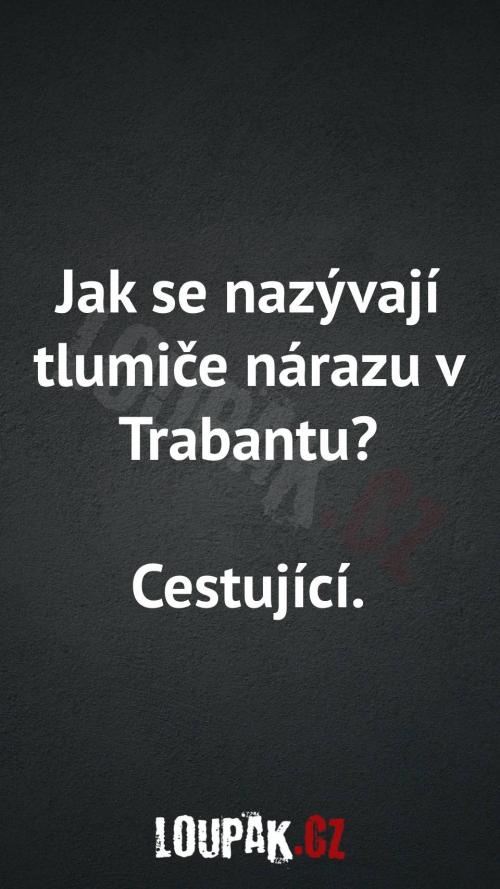  Jak se nazývají tlumiče nárazu v Trabantu 