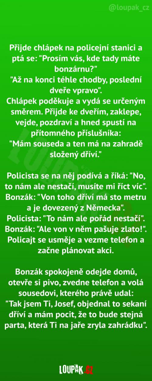 Bonzárna na policejní stanici