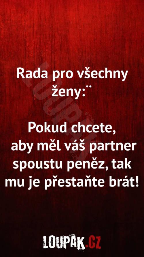 Nejlepší rada pro ženy