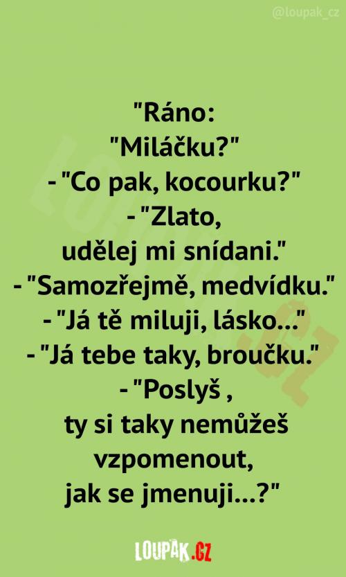  Ten začátek vztahu je vždy tak idylický 