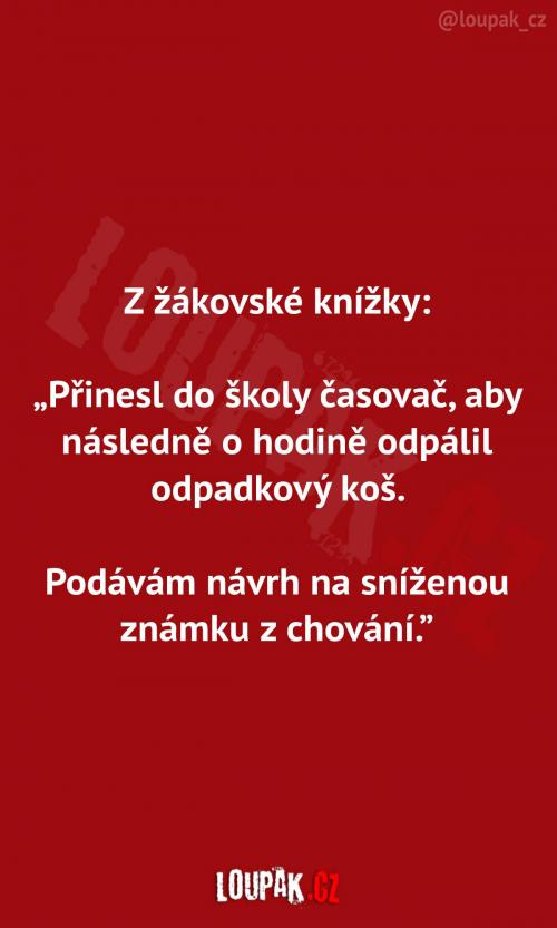  Z žákovské knížky... 