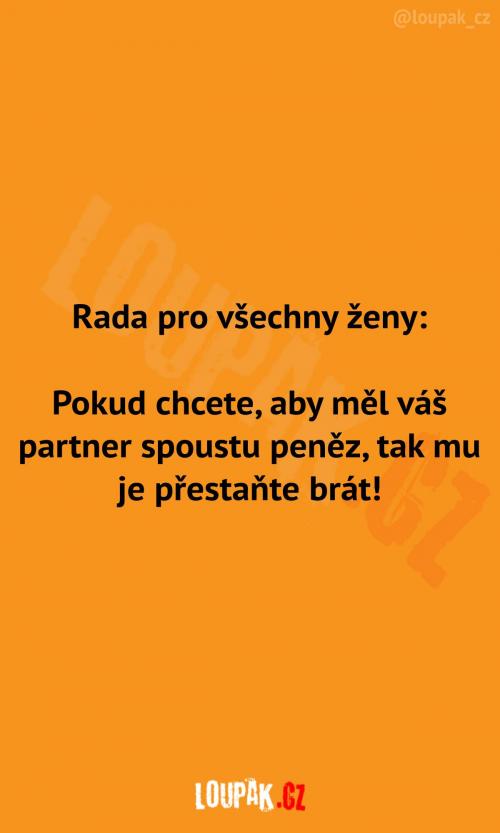  Dobrá rada ohledně peněz 