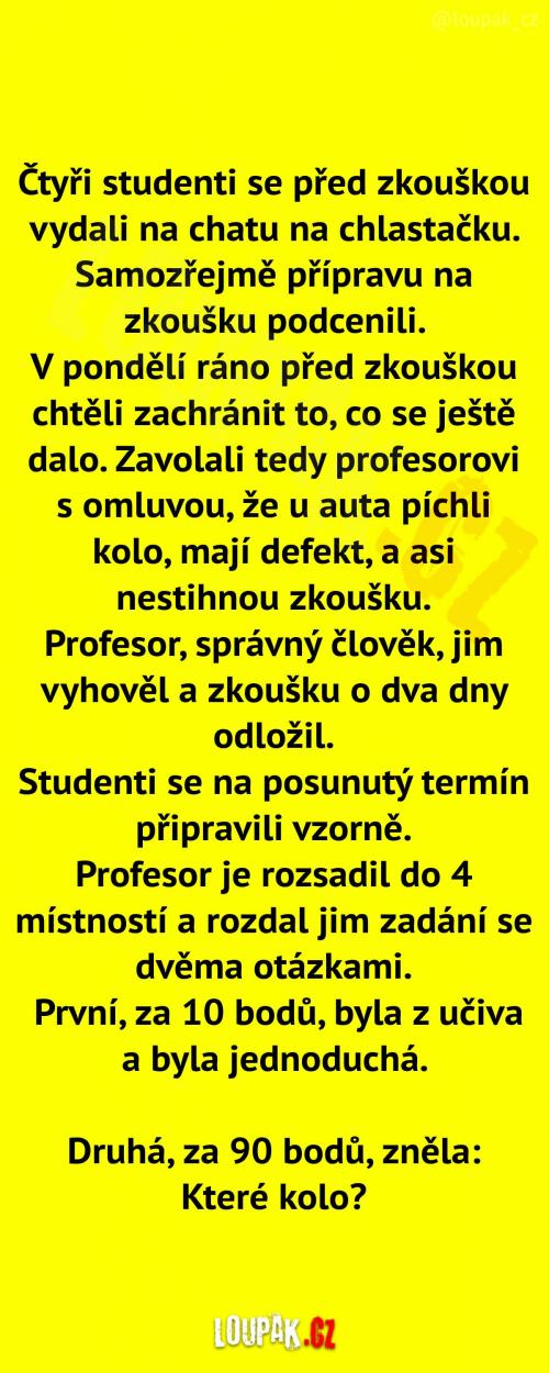  Studenti před zkouškou 