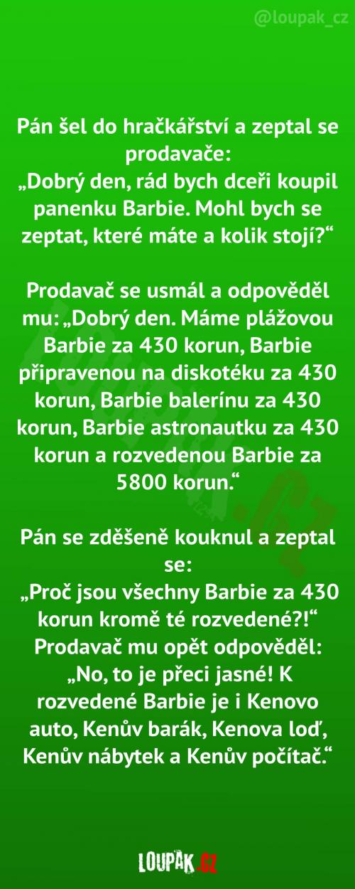  Proč je tato Barbie tak drahá? 