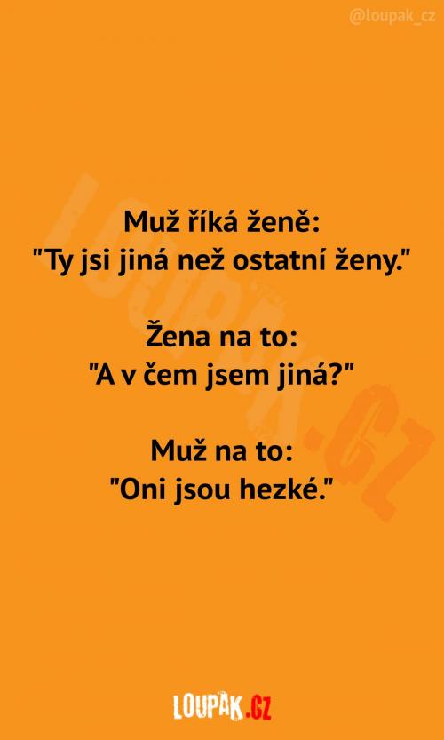  V čem je jeho manželka jiná 