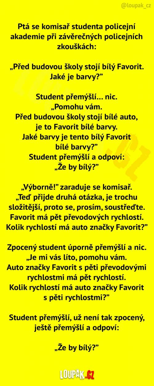  Závěrečné policejní zkoušky 