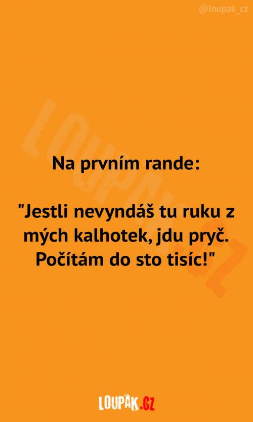  První rande bude dlouhé 