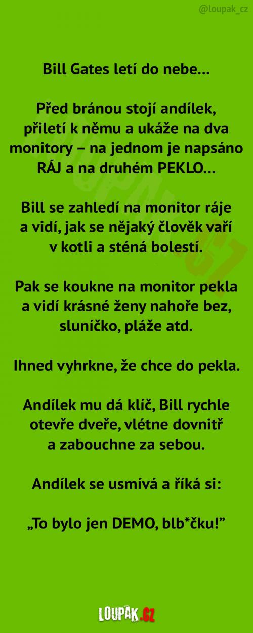  Bill Gates před nebeskou bránou 