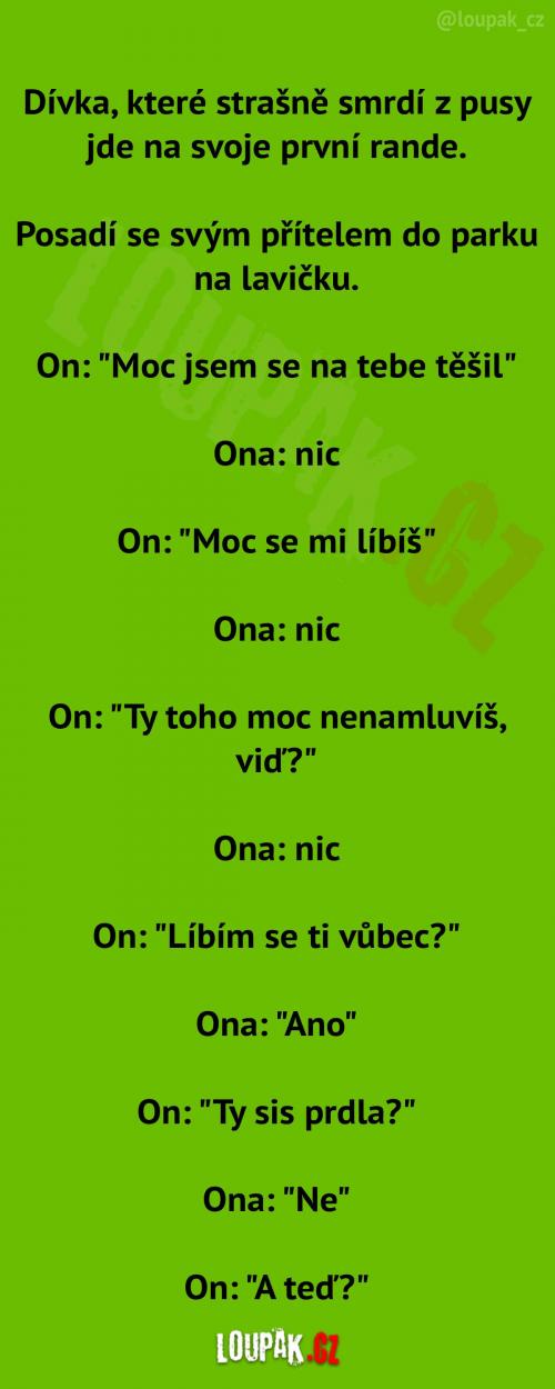  Smrad z úst na prvním rande  