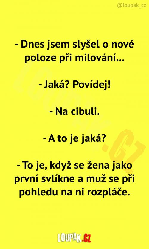Nová poloha při milování