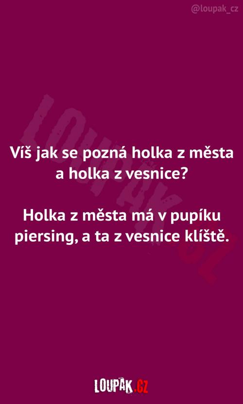  Městské holky a vesnické holky 