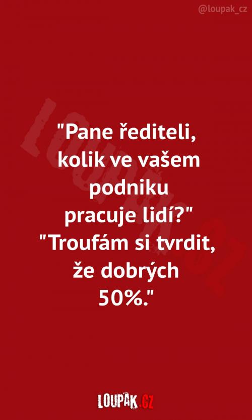  Ředitel podniku dělá rozhovor do rádia: 