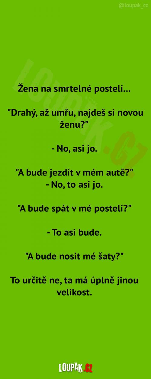  Žena na smrtelné posteli  
