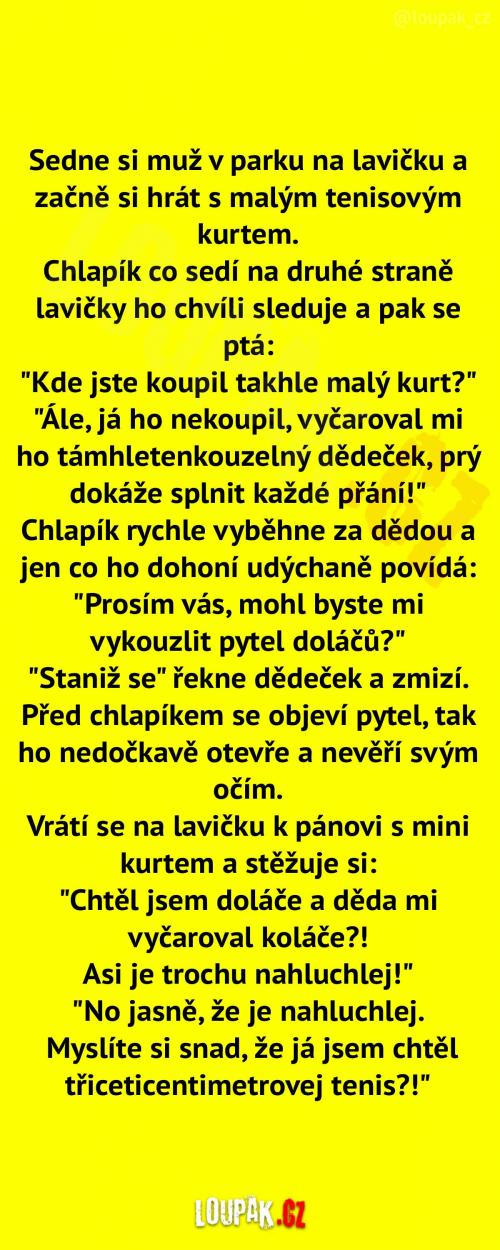 Nespokojený muž v parku 