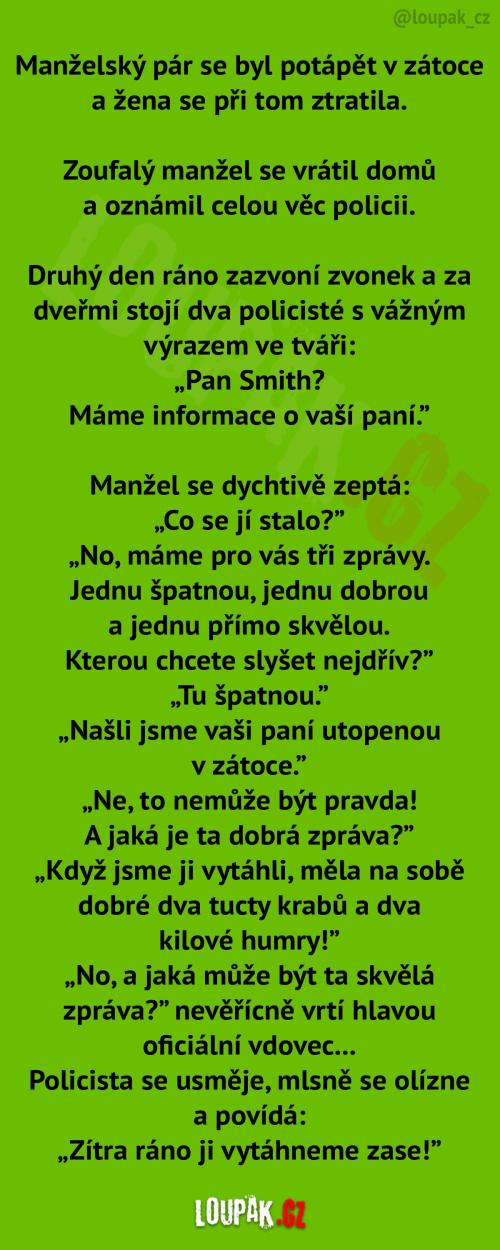  Když manžel ztratil svoji ženu 
