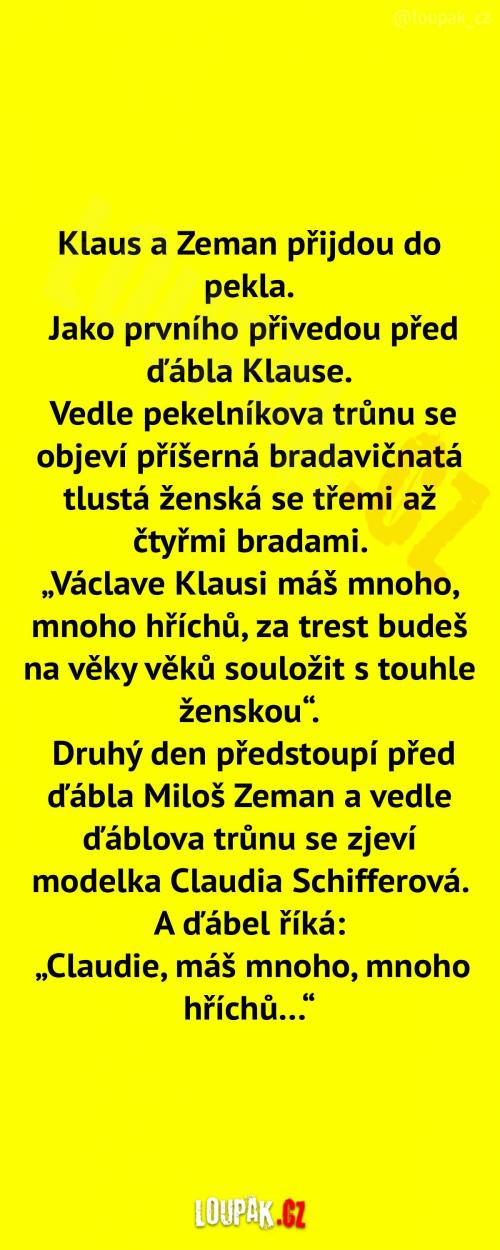 Klaus a Zeman v pekle Klaus a Zeman v pekle