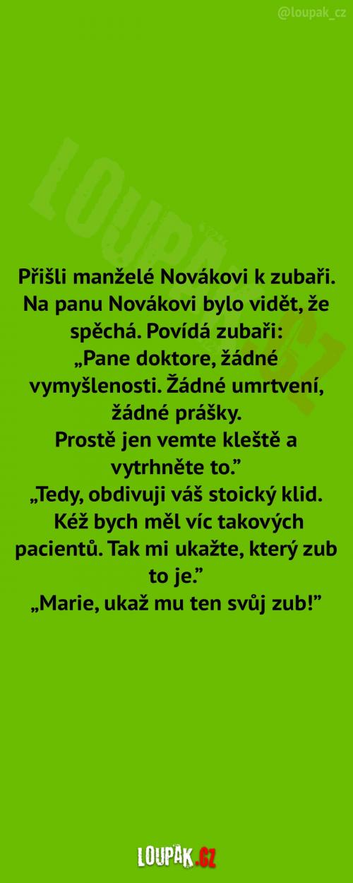Manželé u zubaře    