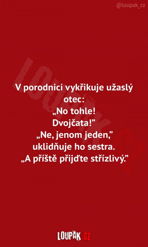 Velmi překvapený otec 