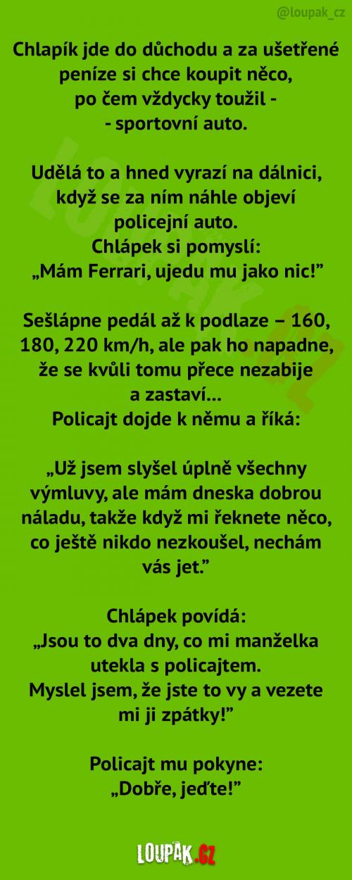 Originální výmluva policajtovi Originální výmluva policajtovi