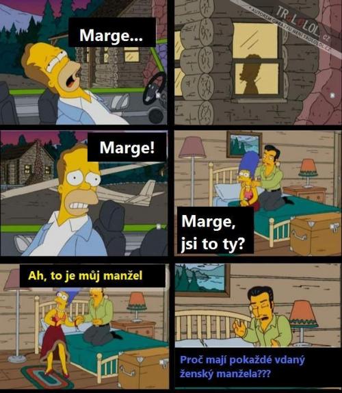  Marge, jsi to ty? Odpověz! 